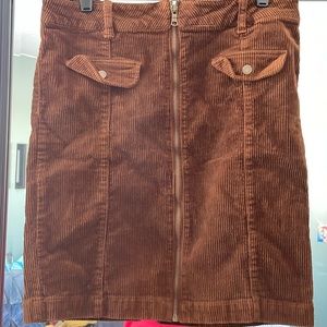 Brown corduroy skirt, sz 12